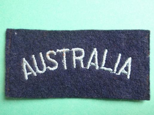 WW2 AUSTRALIA Cloth Shoulder Title