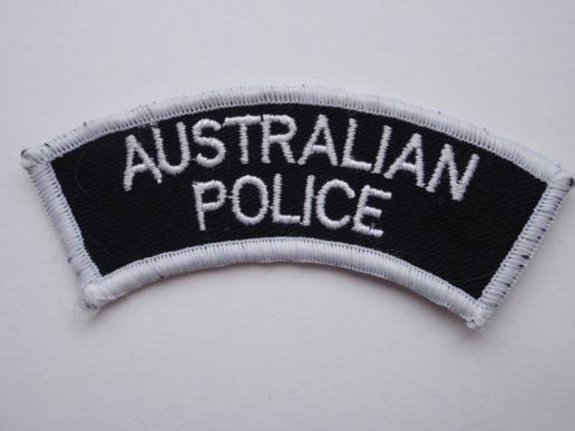 AUSTRALIAN POLICE Cloth Shoulder Title