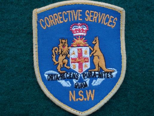 N.S.W Corrective Services Sleeve Patch
