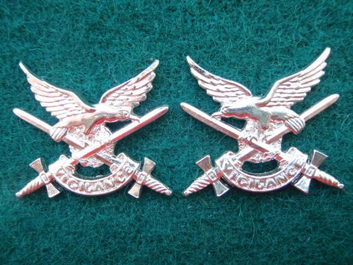 Australian Army Aviation Corps w/m (Brightshine) Matching Facing Collars 