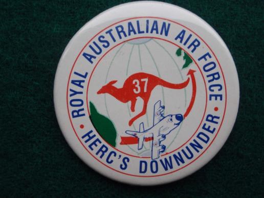 R.A.A.F Here's Downunder Badge