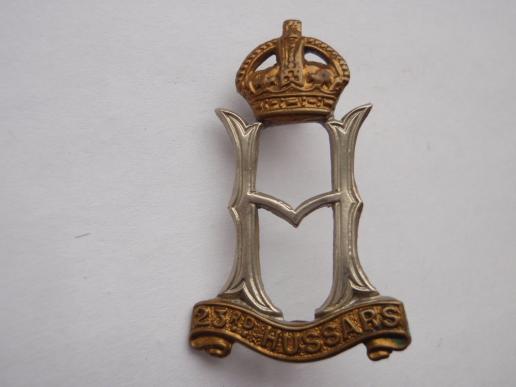 WW2 23rd Hussars b/m Cap Badge