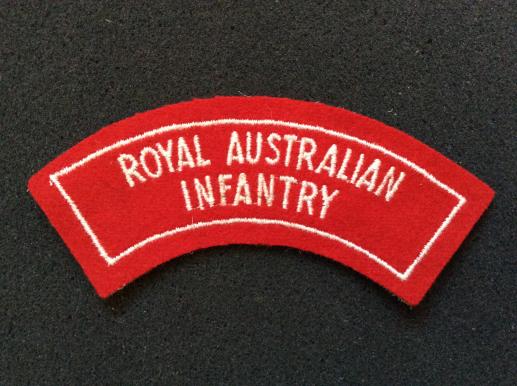 Royal Australian Infantry Shoulder Title 1948-60