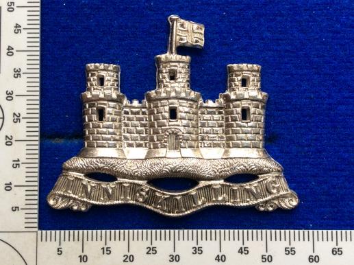 Inniskilling Fusiliers White Metal pouch badge