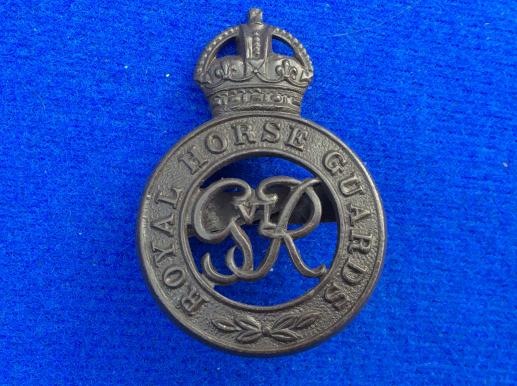 WW2 Royal Horse Guards Bronze OSD Cap badge