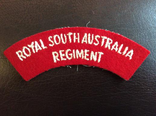 Royal South Australia Regiment Shoulder Title 1962-96