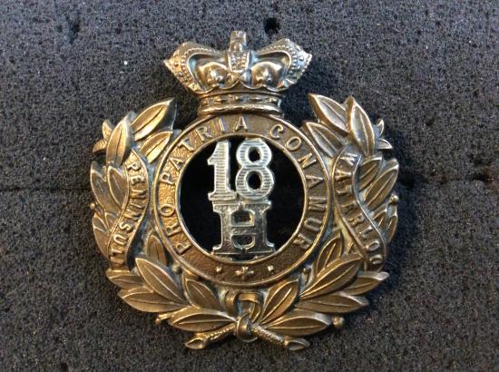 Victorian 18th Hussars ORs Cap badge