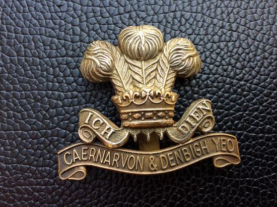 Caernarvon & Denbigh Yeomanry Cap badge