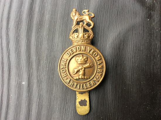 Royal Devon Yeomanry Artillery Cap badge