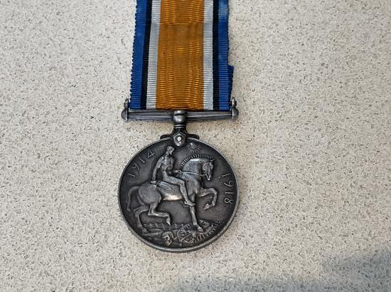 WW1 War medal to M-282387 PTE W.G GREY A.S.C