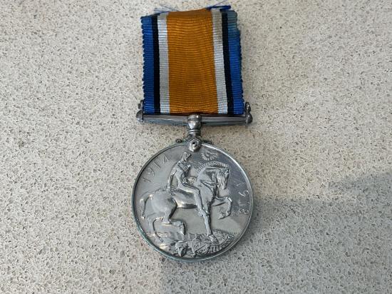 WW1 War medal to 333 A.W.O.CL.1 A.J.HART R.A.M.C