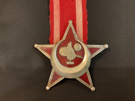 WW1 Turkish Gallipoli Star medal by BB & Co