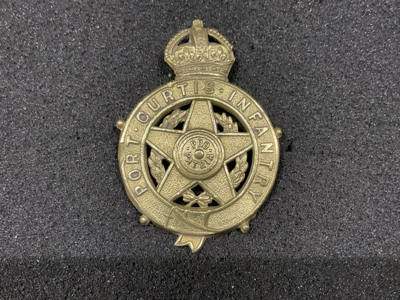 Australian Port Curtis Infantry 1903-12 cap badge