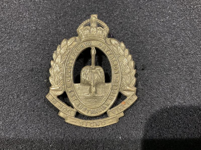 44TH Infantry Battalion , West Australian Rifles cap badge