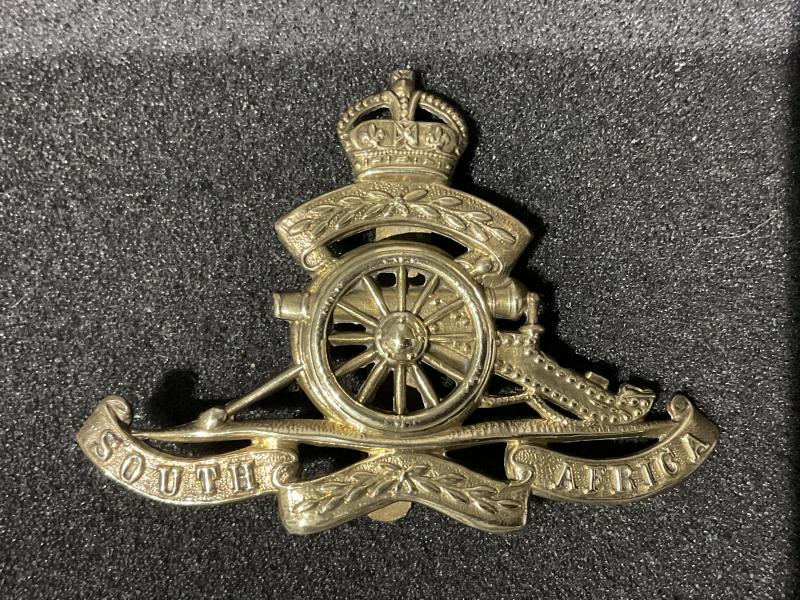 WW1 South African Field Artillery cap badge