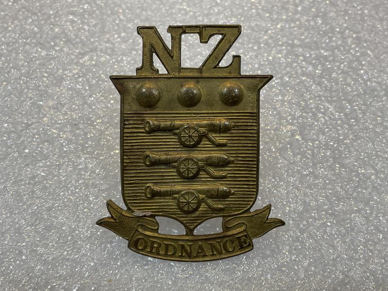 WW1 N.Z Ordnance Corps cap badge by Mayer & Kane