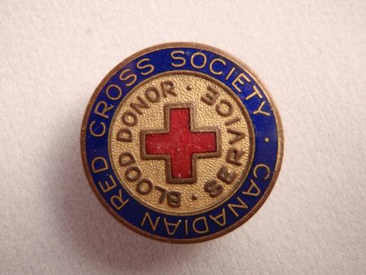 Canadian Red Cross Blood Donor Lapel Badge