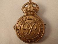 Royal Military College Officer Cadets Brass Cap badge