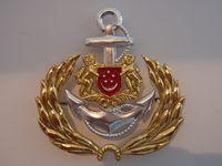 Malaysian Naval Officers Cap Badge
