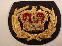 Royal Marines W.O. Bullion Sleeve Badge