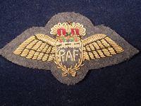 RAF Bullion Mess Dress Pilots Wings