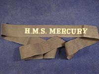 H.M.S Mercury Cap Tally