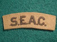 S.E.A.C Black on Green Shoulder Title