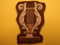 Early RA Lyre Bandsman Cloth Badge