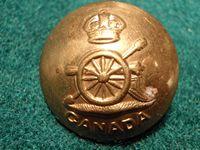 K/C Canadian Horse Artillery Large Brass Button