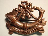 The Kings Shropshire Light Infantry 1881-1882 Collar Badge 