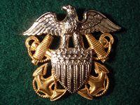 U.S Navy Officers Large Cap Badge