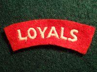 WW2 LOYALS Shoulder Title