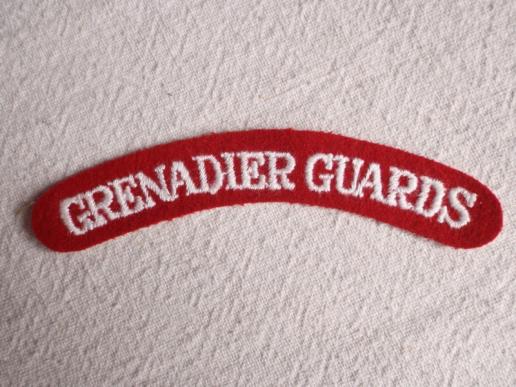 GRENADIER GUARDS Shoulder Title 