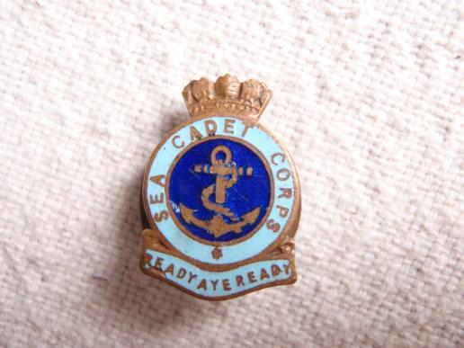 Sea Cadet Corps Brass & Enamel Buttonhole Badge