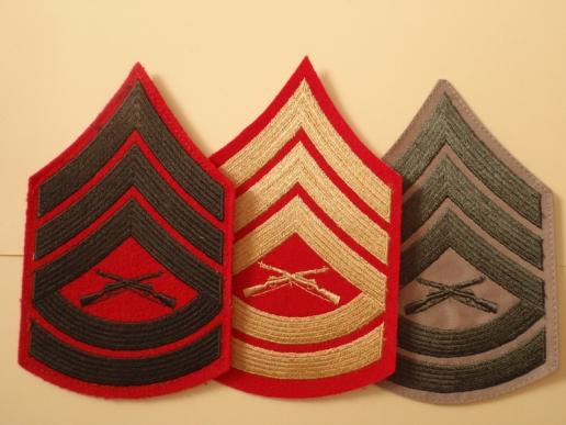 U.S.M.C Gunnery Sergeants Chevrons