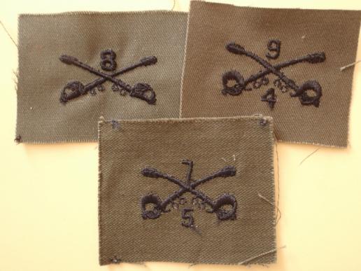 3 Different Cavalry Regiment Subdued Patches