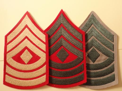 U.S.M.C 1st  Sergeants Chevrons