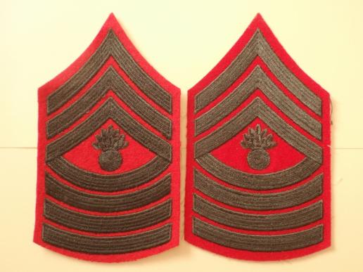 U.S.M.C Master Gunnery Sergeant Stripes