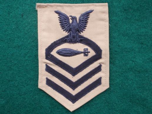 WW2 C.P.O Torpedomans Sleeve Badge