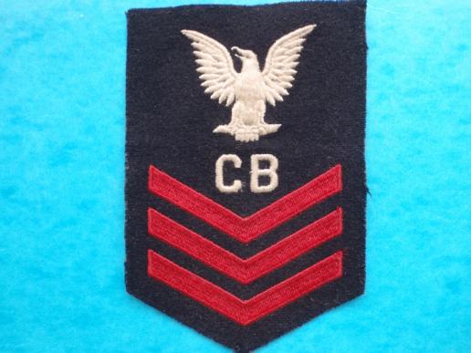 WW2 U.S.N Construction Battalion (Seebees) Sleeve Badge