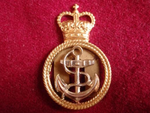 R.N Petty Officers B/Metal Cap Badge