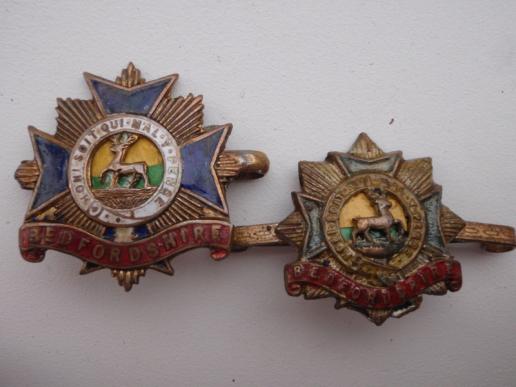 Bedfordshire Regiment 1881-1919 Sweatheart Badges