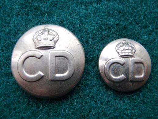 WW2 Civil Defence Buttons
