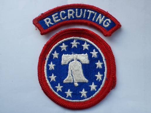 U.S Army Recruiting sleeve patch and tab