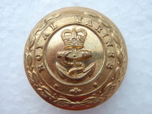 Gilt ROYAL MARINE officers Q/C large button