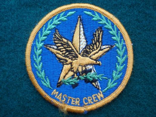 MASTER CREW USAF Patch