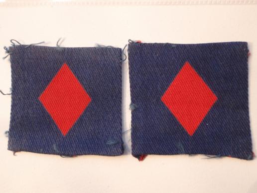 WW2 61st Infantry Division Printed Formation Signs