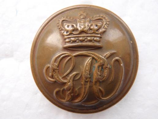 V/R GPO Large Brass Tunic Button 