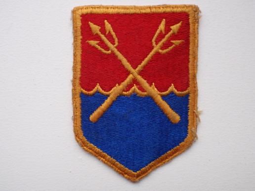 WW2 Eastern Defence Command Silk Cut Edge Sleeve Patch