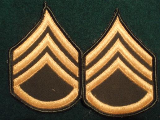 US Army Vietnam Era (worn 1957-73) Staff Sergeants Rank Badges